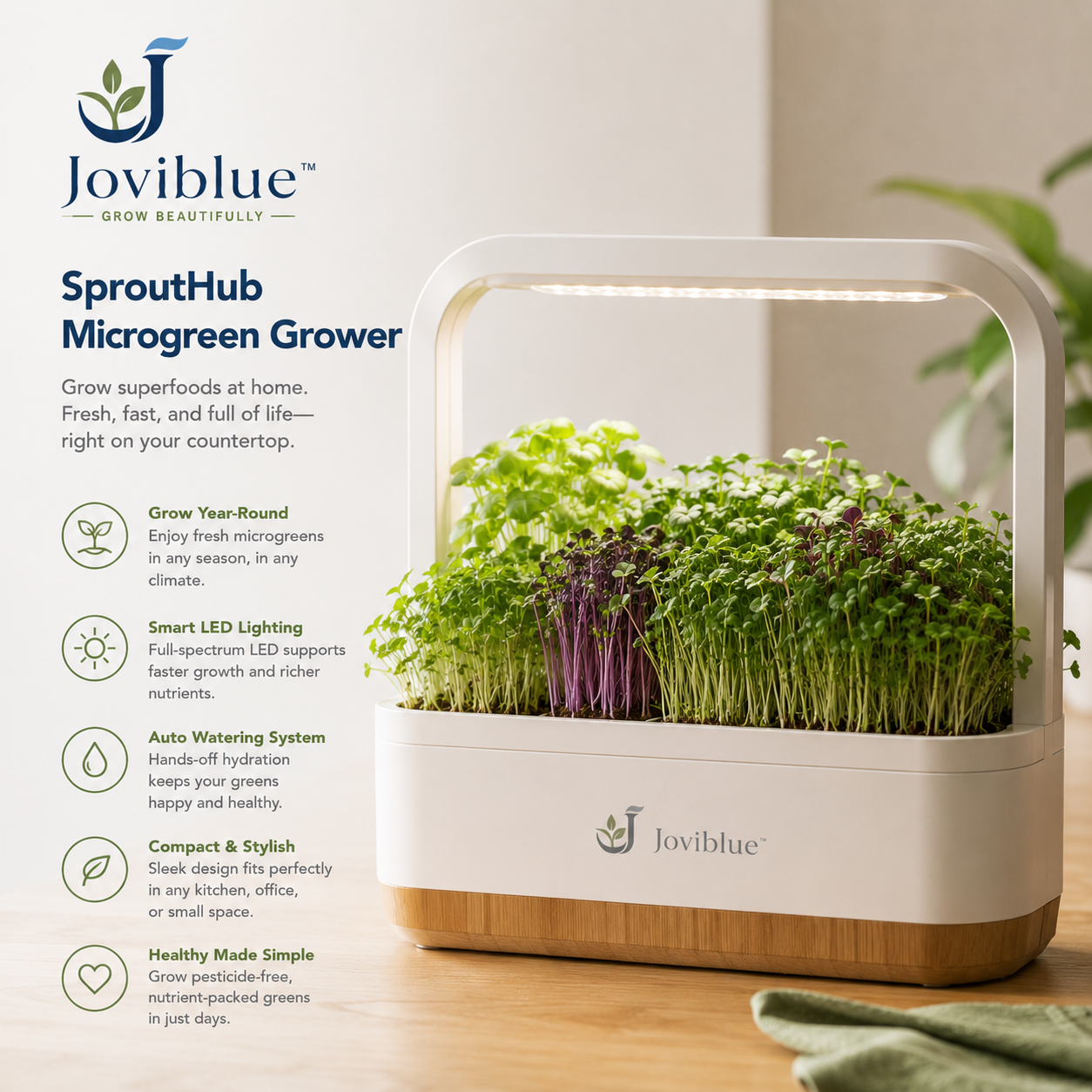 Joviblue™ VitaHarvest Smart Greens Studio